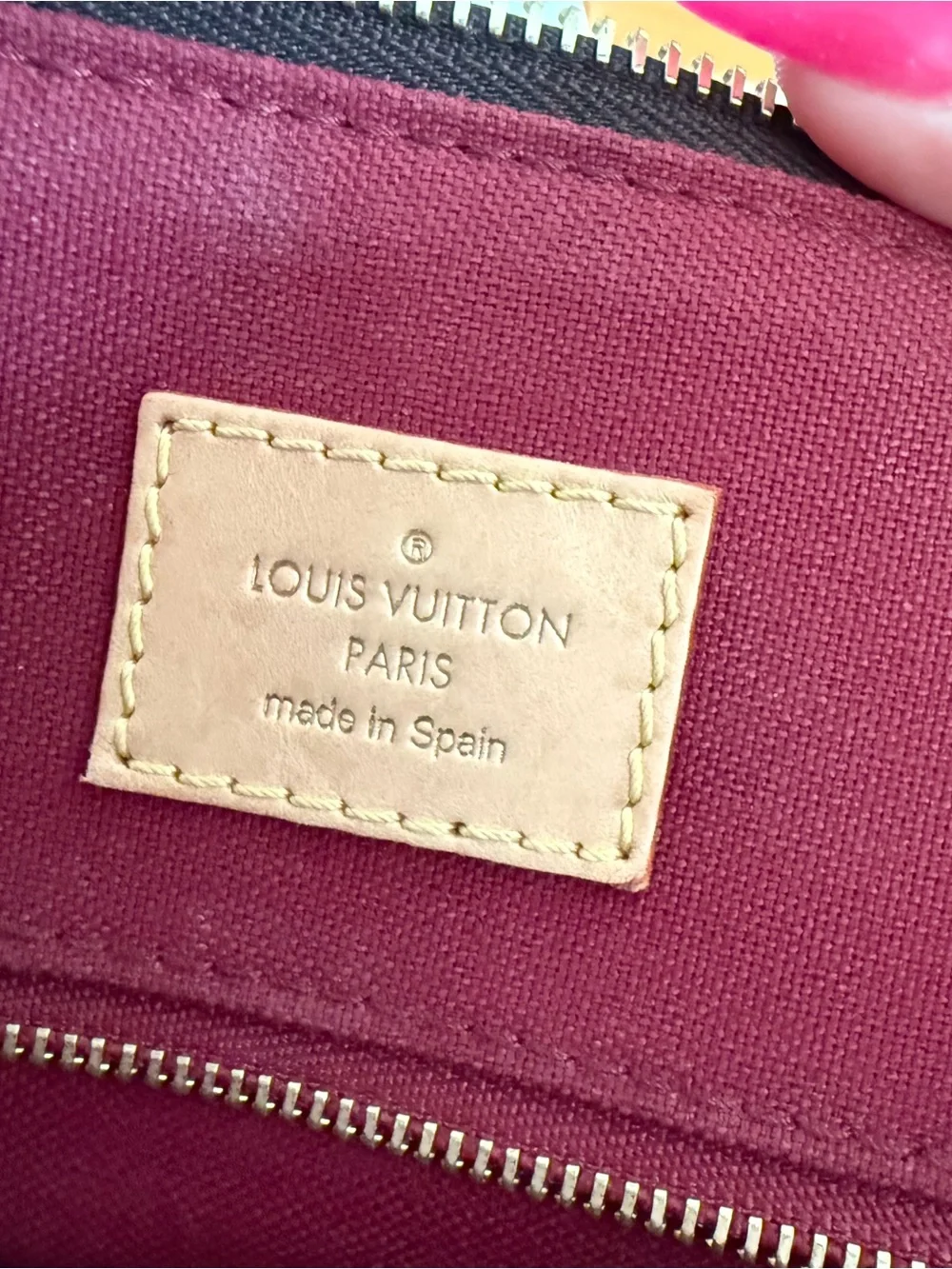Louis Vuitton Grand Palais Monogram Canvas Tote with Natural Vachetta Trim